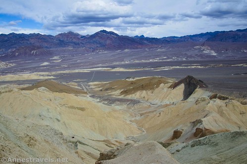 Views from the hills above Corkscrew Canyon, Death Valley National Park, California