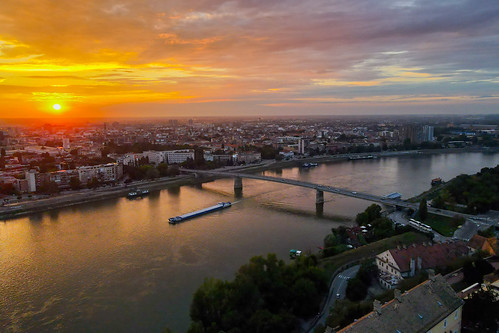 Petrovaradinska tvrdjava zalazak sunca nad Novim Sadom by AleksandarM021, Petrovaradinska tvrdjava zalazak sunca nad Novim Sadomadd tags novi sad petrovaradin panoramic fortr
