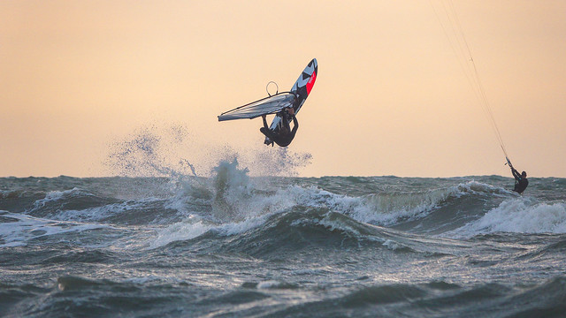 The windsurfer jump