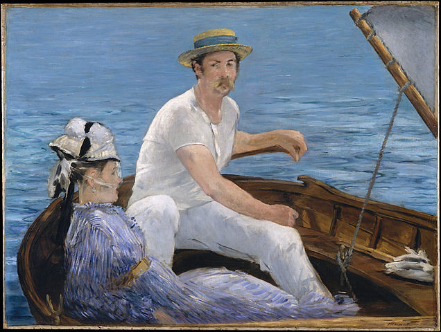 Boating, Manet