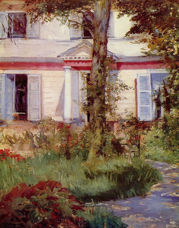 House in Rueil, 1882, Manet