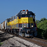 7-18-22, US Sugar GP38-2 409 Ex. Southern GP38 2796, then Norfolk Southern 2796, to Puget Sound &amp;amp; Pacific and Coos Bay Raillink 3876. Photo at Clewiston, FL.