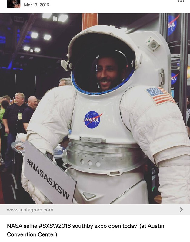 SxSW 2016 NASA selfie ops