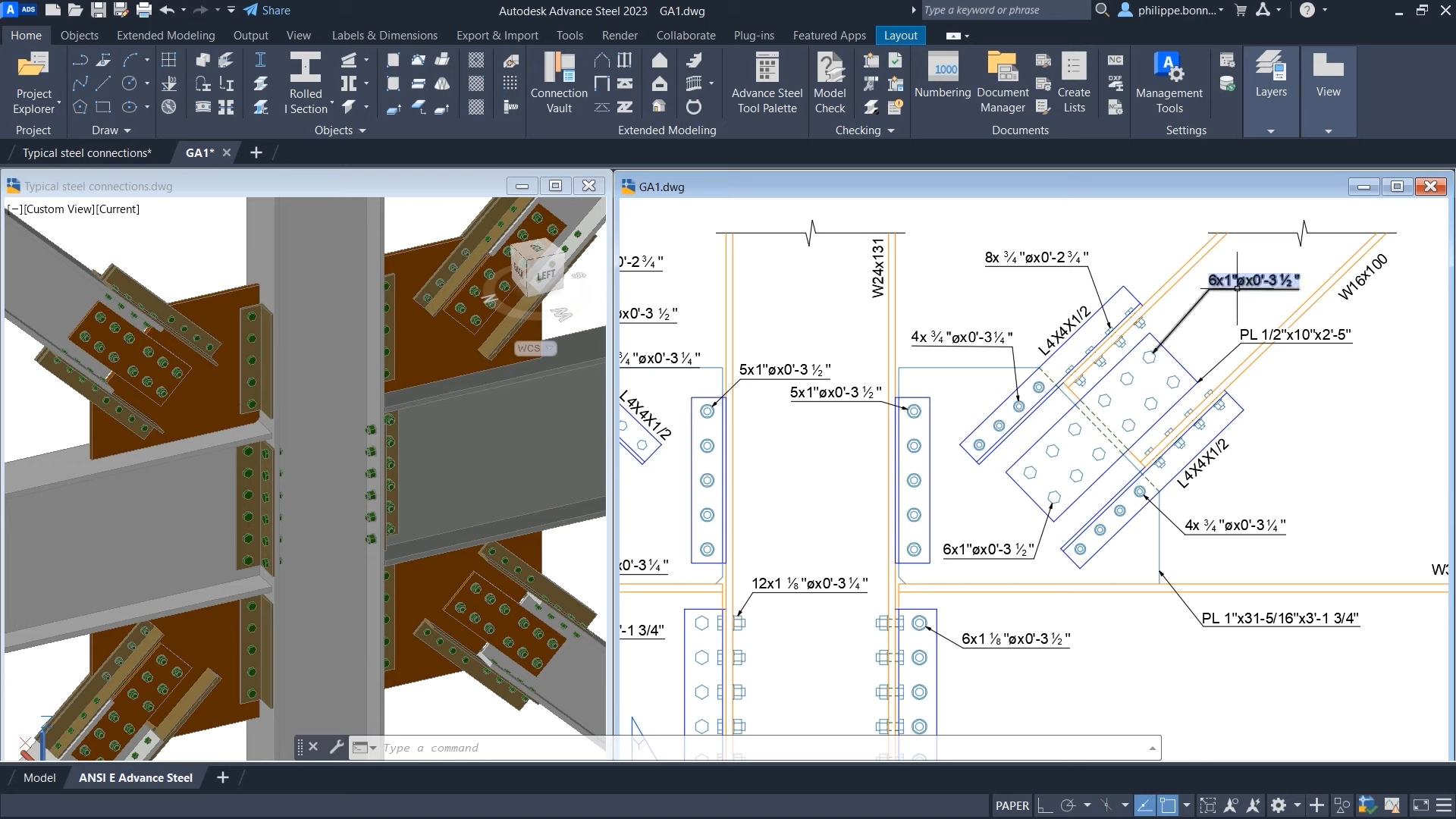 Working with Autodesk Advance Steel 2023.0.2 full