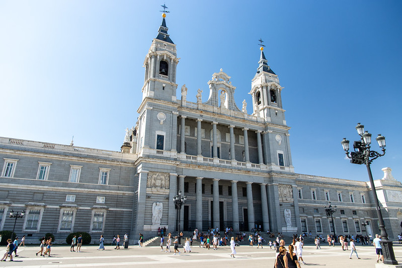 Only completed in 1993 (after 110 years of interrupdated construction), Madrid’s cathedral is a mix of moderna and classical.