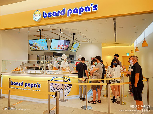 菜單 台南三井outlet美食 餐廳推薦 日本名店 beard papas日式泡芙工房
