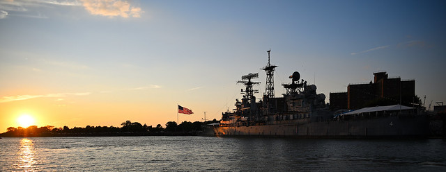 USS Little Rock Sunset