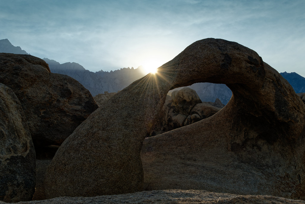 Sunset Time in the Alabama Hills National Scenic Area