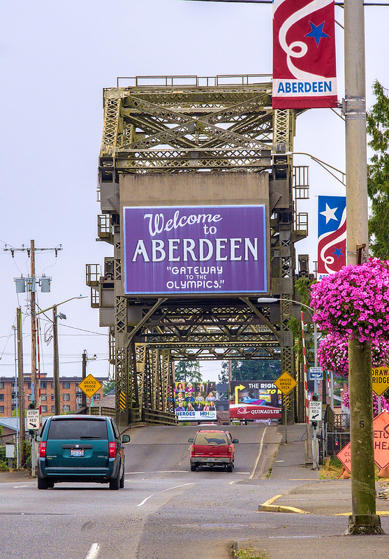 "Welcome to Aberdeen, Gateway to the Olympics."