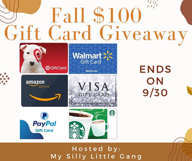 Fall $100 Gift Card Giveaway