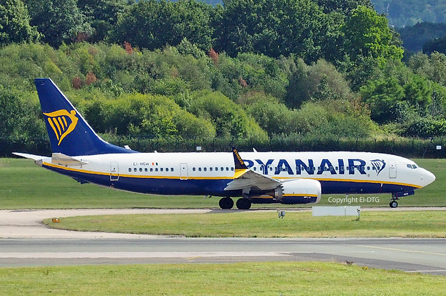 Boeing 737-8200 Max 200 EI-HGW Ryanair