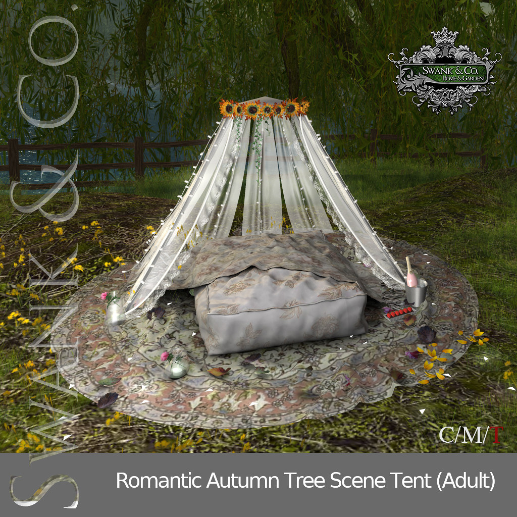 Romantic Autumn Tree Scene Tent Adult