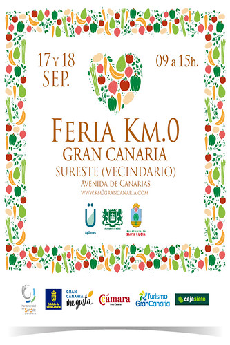 Cartel promocional de la Feria KM.0 Gran Canaria del Sureste en Vecindario