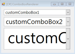 [C#] ComboBoxRenderer-1