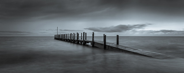 Quindalup jetty after rain