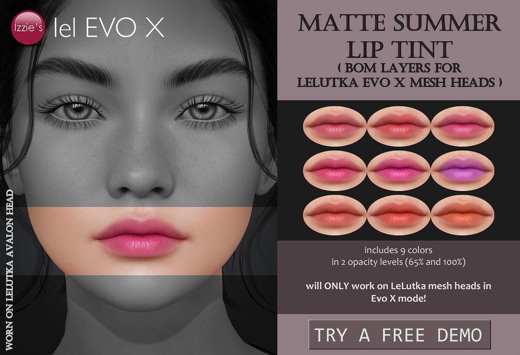 Matte Summer Lip Tint (LeLutka Evo X) SOS Exclusive