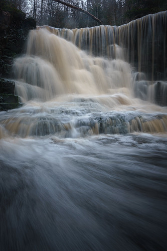 In Flow - Byklevsfallet Sweden by virtualwayfarer, Over a long weekend a Danish photographer and I set out for an extended road trip from Copenhagen up
