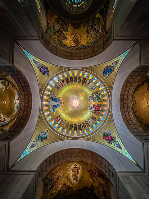 The Trinity Dome Mosaic of The Basilica of the National Shrine of the Immaculate Conception - Washington DC