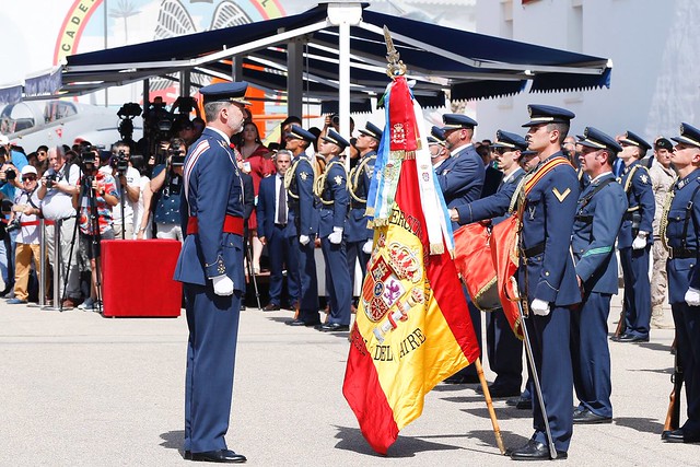 FOTOGRAFÍA. MURCIA (ESPAÑA), 11.07.2019. Entrega de Reales Despachos a 99 nuevos oficiales del Ejército de Aire español, con los Reyes. Ñ Pueblo (7)