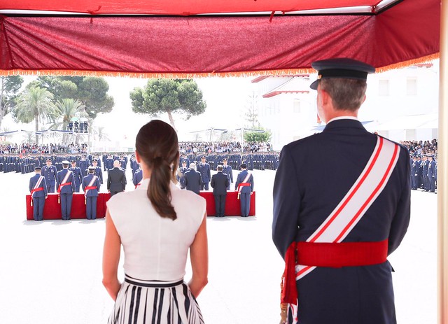 FOTOGRAFÍA. MURCIA (ESPAÑA), 11.07.2019. Entrega de Reales Despachos a 99 nuevos oficiales del Ejército de Aire español, con los Reyes. Ñ Pueblo (1)