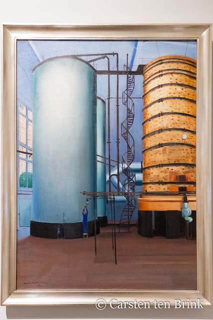 In Krakow's National Museum - factory interior painting