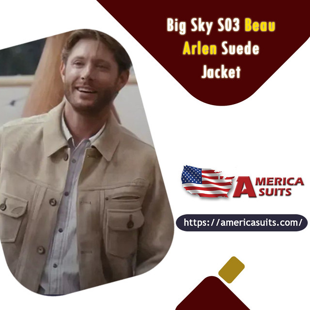 Big Sky S03 Beau Arlen Suede Jacket Stock Now Available America Suits