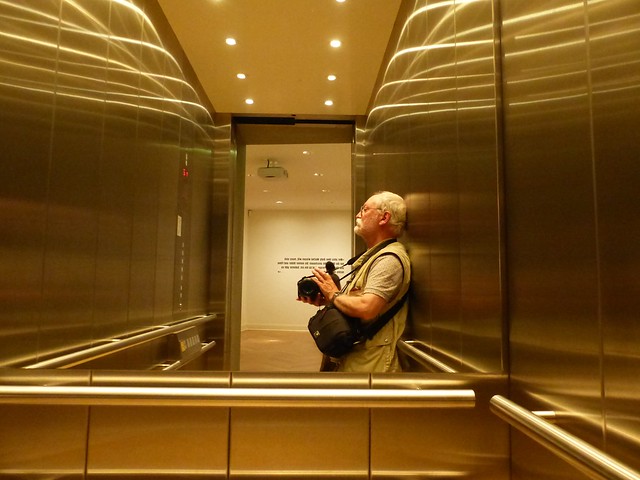 Someone else in the elevator