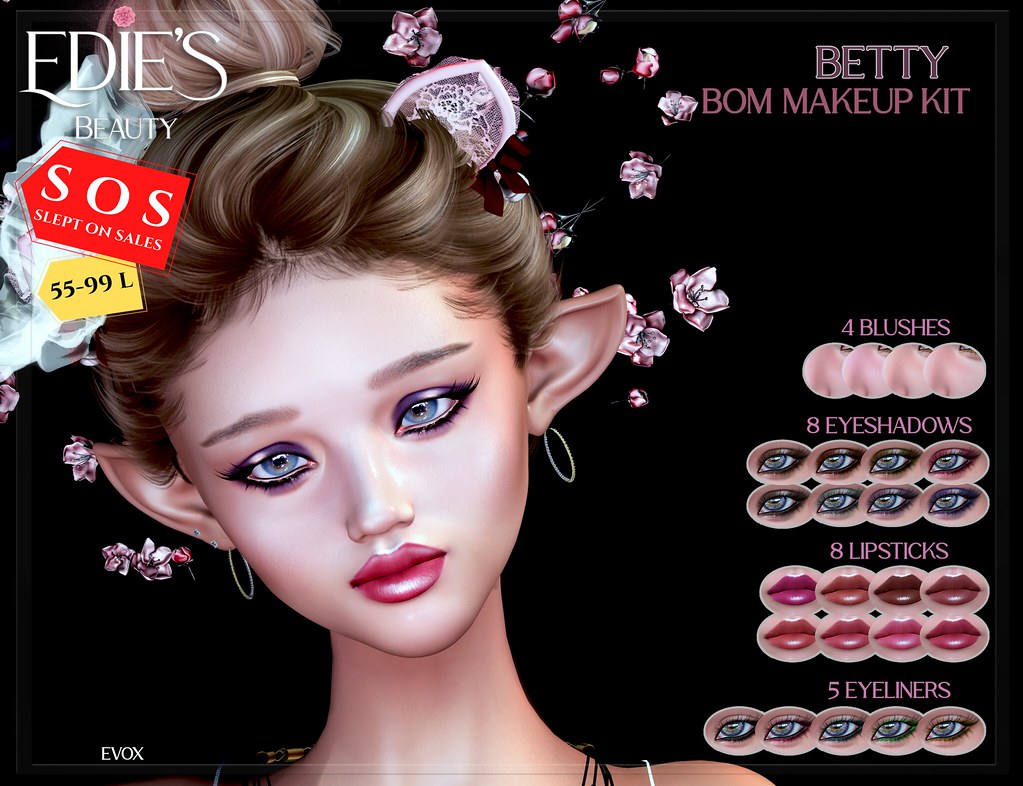 ~Edie's~ Betty makeup kit for Slept On Sales