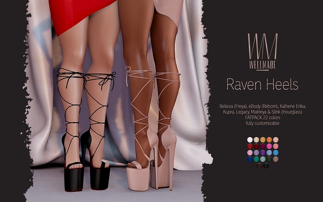 [WellMade] Raven Heels