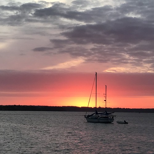 Sunrise in Havre de Grace by Walt Polley, 