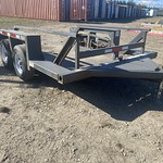 7614 drop deck tandem axle equipment trailer