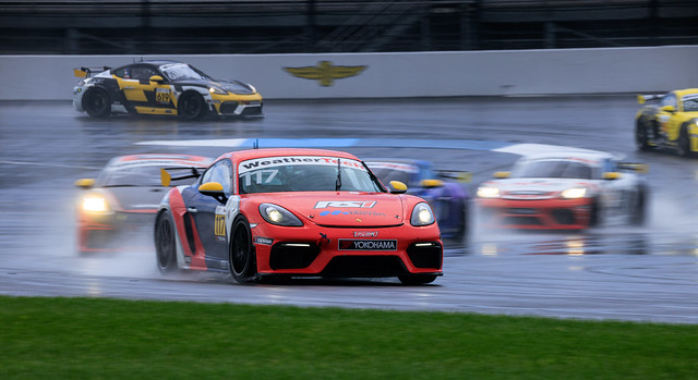 2022 Porsche Sports Car Together Fest - Race Action - Action in the Rain
