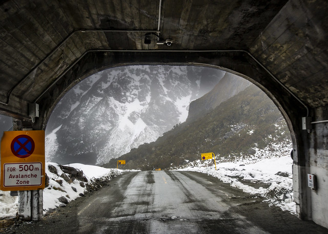 Homer Tunnel Exit