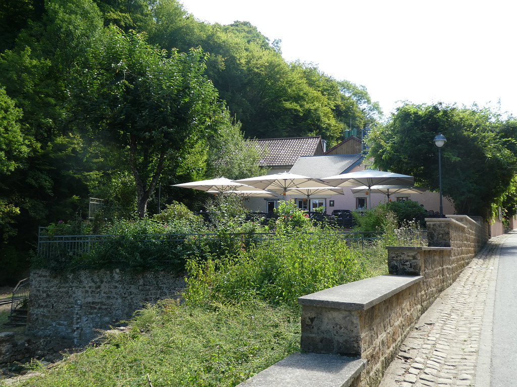 The cafe at Minett Park, Luxeumbourg