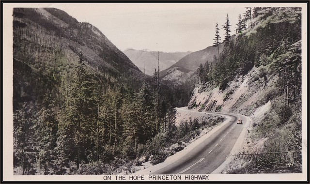c. 1950 Gowen Sutton Co. Ltd Postcard - View of Mile 25 on the Hope Princeton Highway, British Columbia