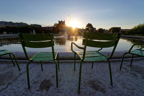landscape travel architecture paris france europe park fountain garden sunrise