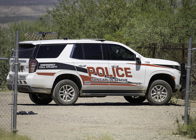 San Carlos Apache Police SUV