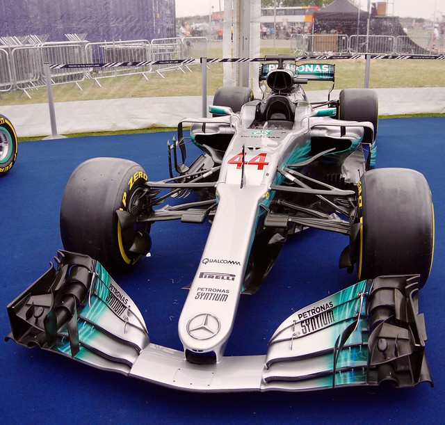 Lewis Hamilton's 2017 Mercedes AMG W08 Hybrid Formula 1 Car