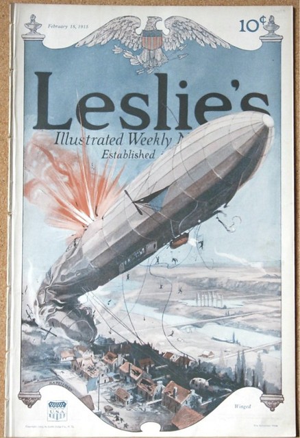 Leslies 1915 Zeppelins demise SDASM Image