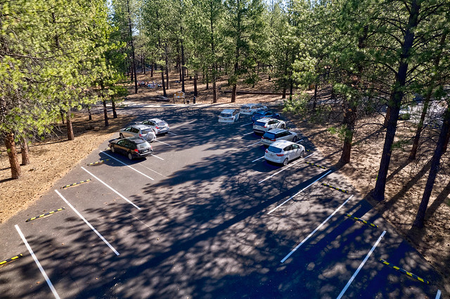 Newberry National Volcanic Monument Parking Lot, Deschutes National Forest, Great American Outdoors Act