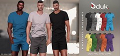 [DUK] Raven T-Shirt & Basic Shorts x TMD