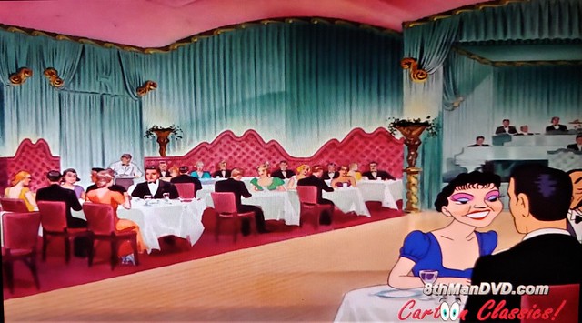Ciro's Nightclub on the Sunset Strip in West Hollywood (home to The Comedy Store since 1972). It must of been an amazing place in 1940, elegant, fancy with well dressed celebrities . From Warner Brothers Cartoons in 1940 making fun of the unique features