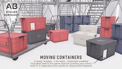 Atelier Burgundy . Moving Containers AD