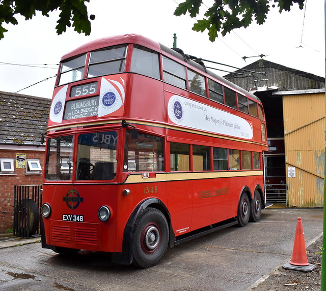 London Transport trolleybus 1348
