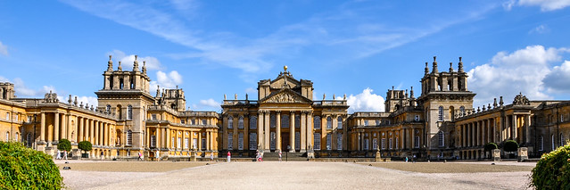 La Great Court du Blenheim Palace, Angleterre!