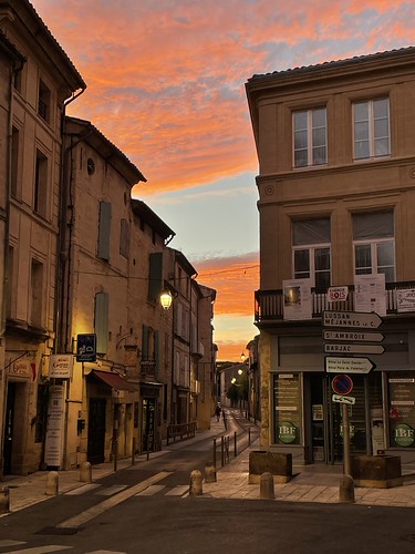 Sky - FR by verplanck, Uzesdoorway europe uzes france architecture sunset