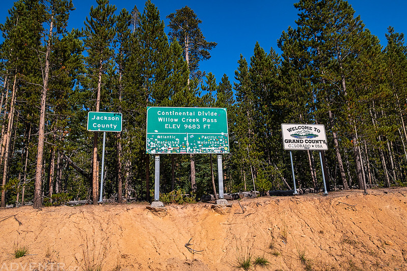 Willow Creek Pass Sign