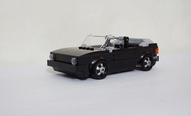 Tutorial - VW Golf Cabrio, alternate build of Lego 76912