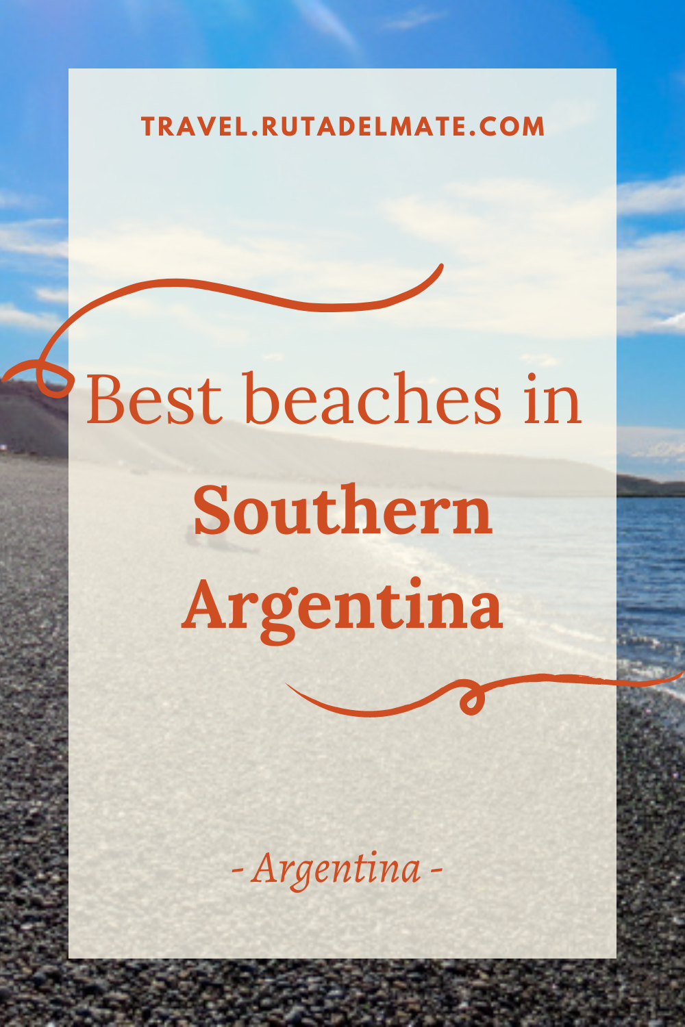 Beaches in Southern Argentina