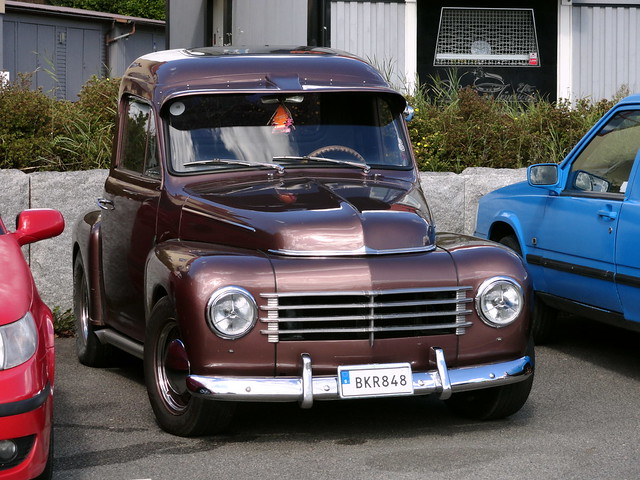 Volvo PV BKR848 Swedish tractor speed limited to 30kmh so that country residing teenagers can drive it legally